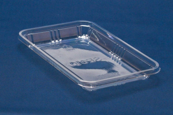 SE610 Butchery Meat Tray Flat Bottomed 6 X 10 160 x 255 x 25  Clear 600/Ctn