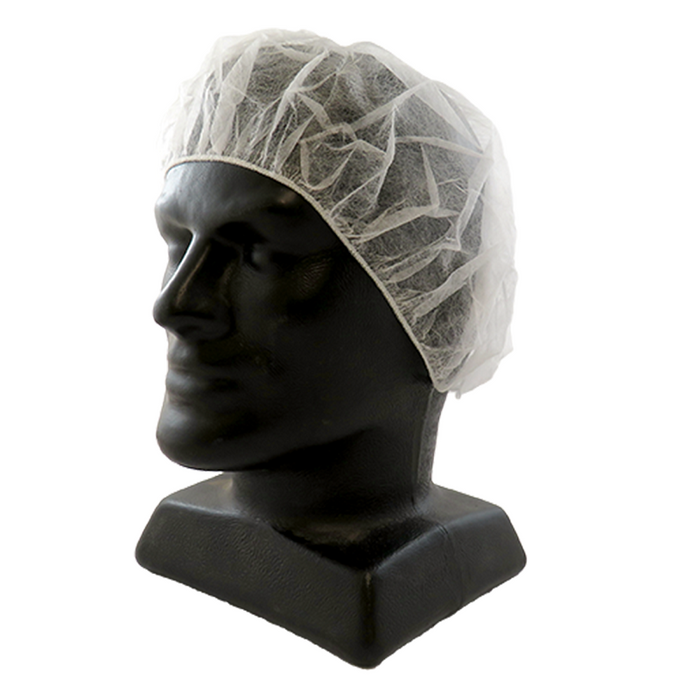 Lynn River Wise DC15300 Bouffant Hats 53cm White 1000/ctn