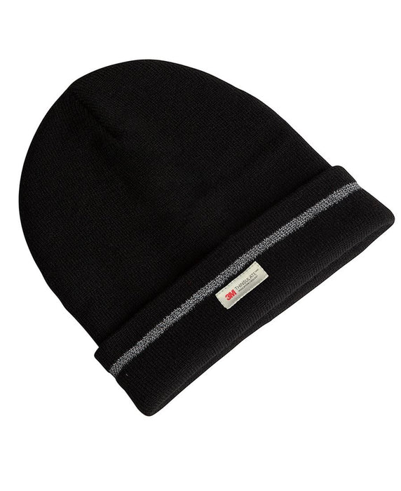 JBs 6RNFB Reflective Beanie Black One Size Fits Most
