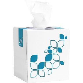 Livi 1304 Hypoallergenic Facial Tissue Cubes 90/pkt 24pkt/ctn 30ctn/plt