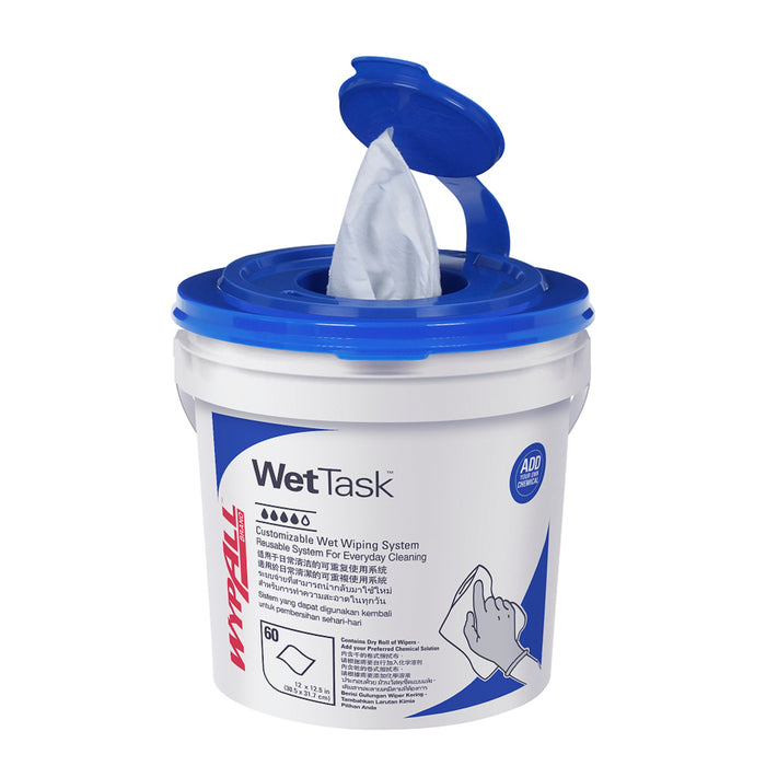 06001 WetTask Wipes with a Bucket 60 sheets/roll 6 rolls/ctn
