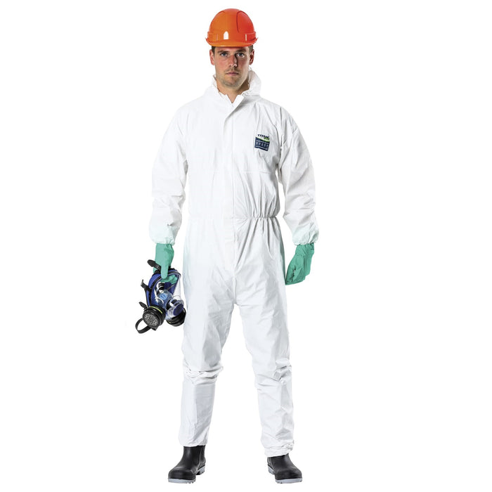 Titan 380 Disposable Coveralls White Size 4XL (Asbestos Approved) 50/ctn