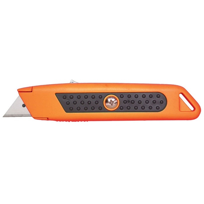 Sterling 114-2R H/Duty Rubber Grip Self Retracting Knife