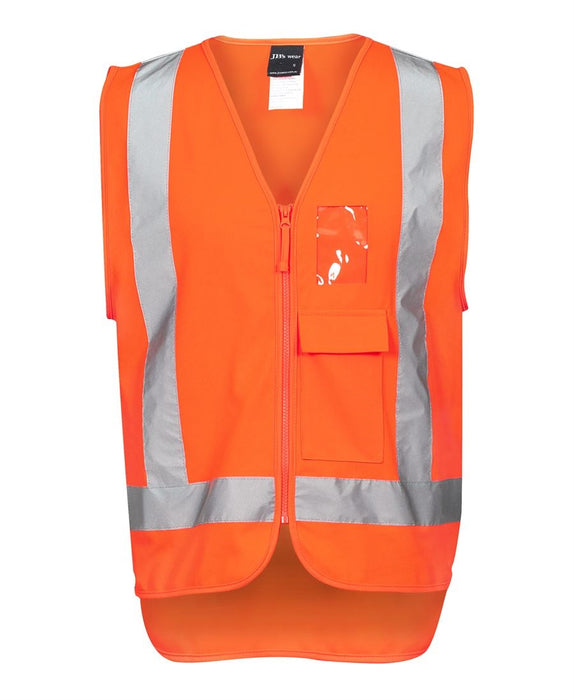 JB’s 6DNDT Hi Vis Zip (D+N) TTMC-W Vest Orange 4XL