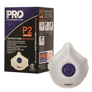 Dust Mask P2 + Valve PC321 20   20/pack