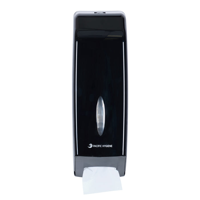 Pacific D30B Interleaved Toilet Tissue Dispenser Black (Takes: 580CI2, 580DI2)