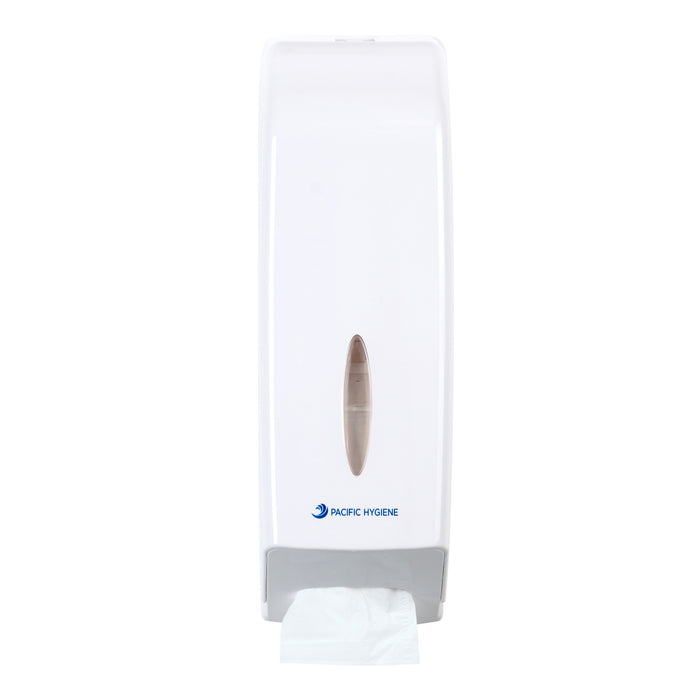 Pacific D30W Interleaved Toilet Tissue Dispenser White (Takes: 580CI2, 580DI2)
