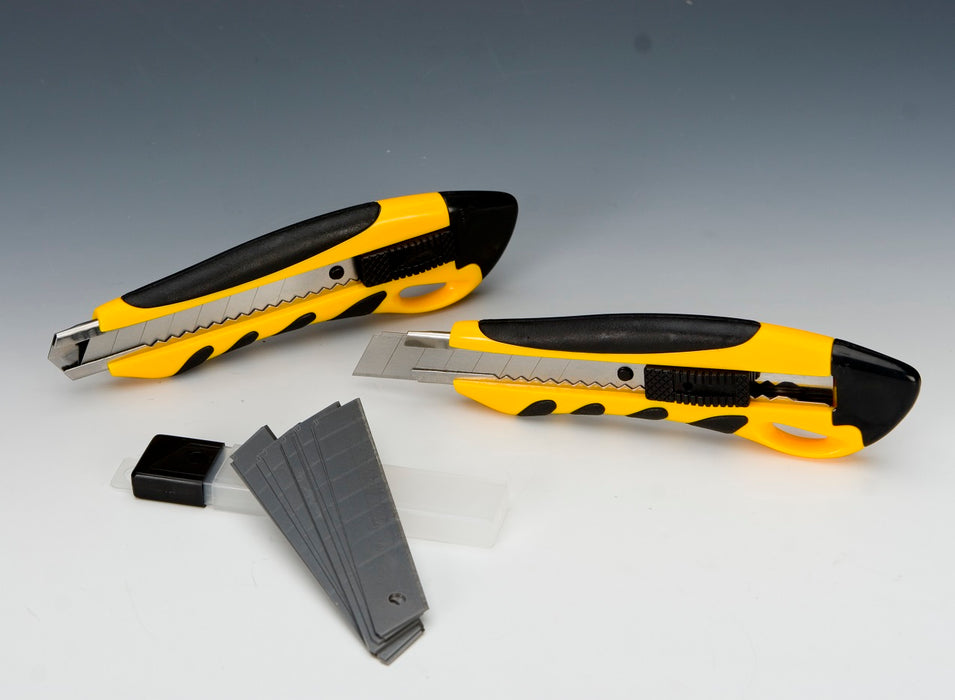 Sterling Knife Promo Pack = 2 Sterling 655-1 Knives & 1 Packet Of 18mm Snap-Off Blades 10/pkt