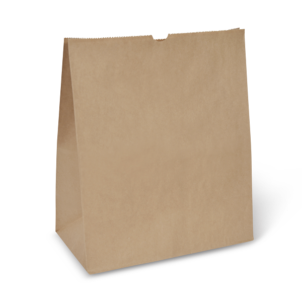SOS #19 Checkout Bags 325x280x150mm Brown (C085S0010) 250/pkt
