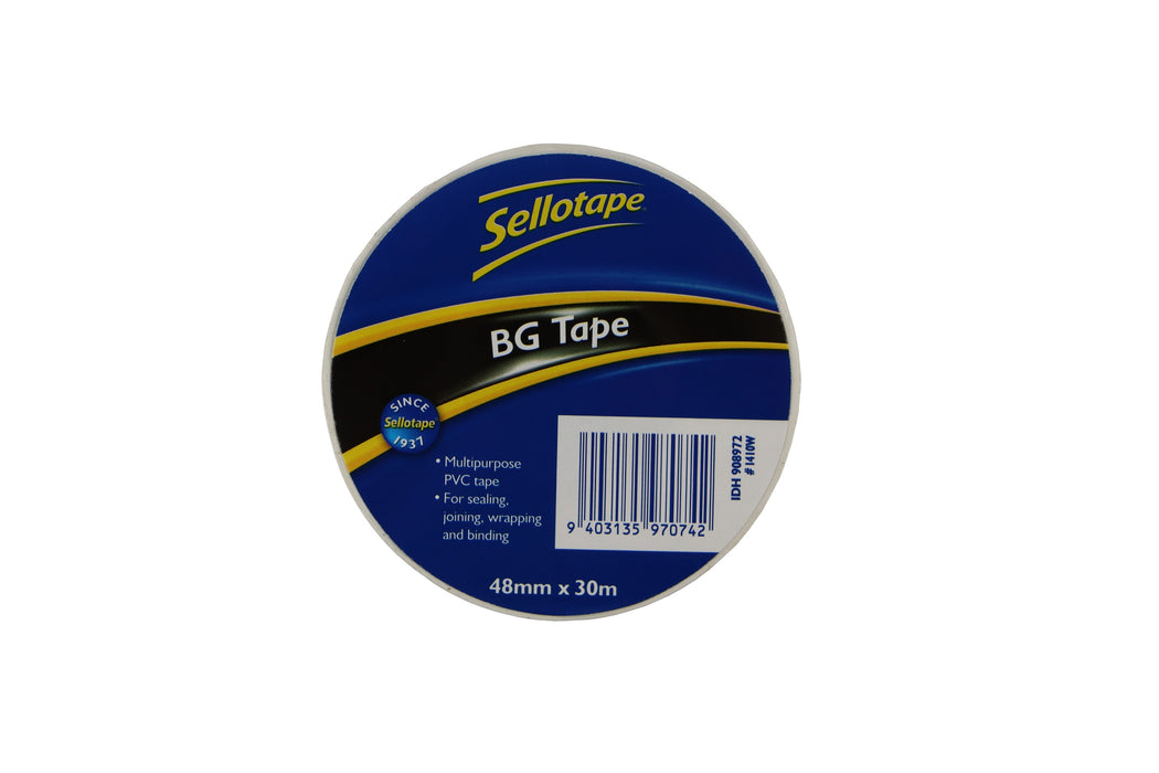 Sello 1410 BG PVC Joining Tape 48x30m White 36/ctn