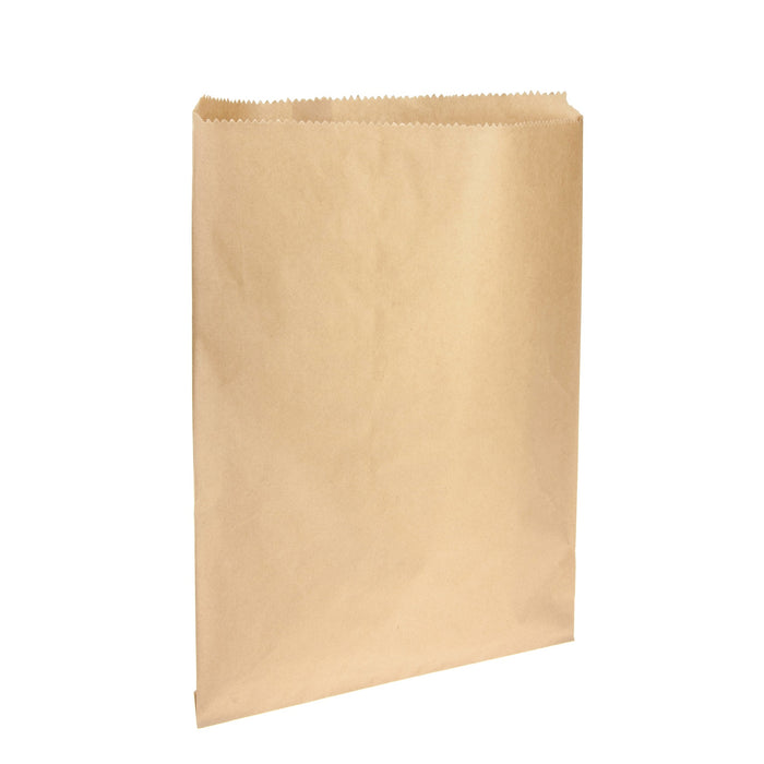 No.11 Flat Bags 305x410mm Brown 500/pkt