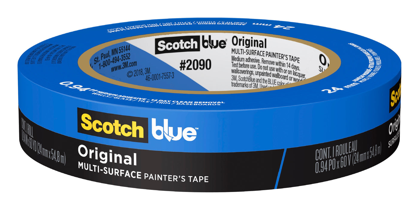 Scotch 2090 25x55m Long Life Masking Tape 24/ctn
