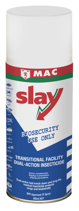 MAC Spray Transitional Facility Insecticide Spray 400ml 12/c MPI Approved