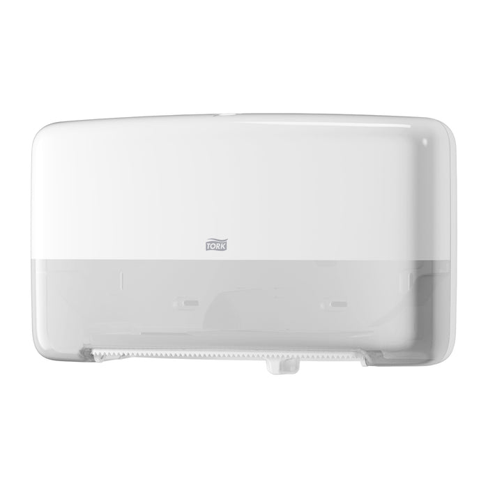 Tork 555500 Mini Jumbo Toilet Roll Dispenser Double White