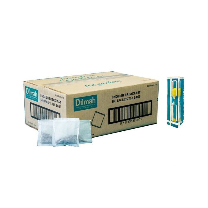 Dilmah English Breakfast Tea Bags Tagless 500/box