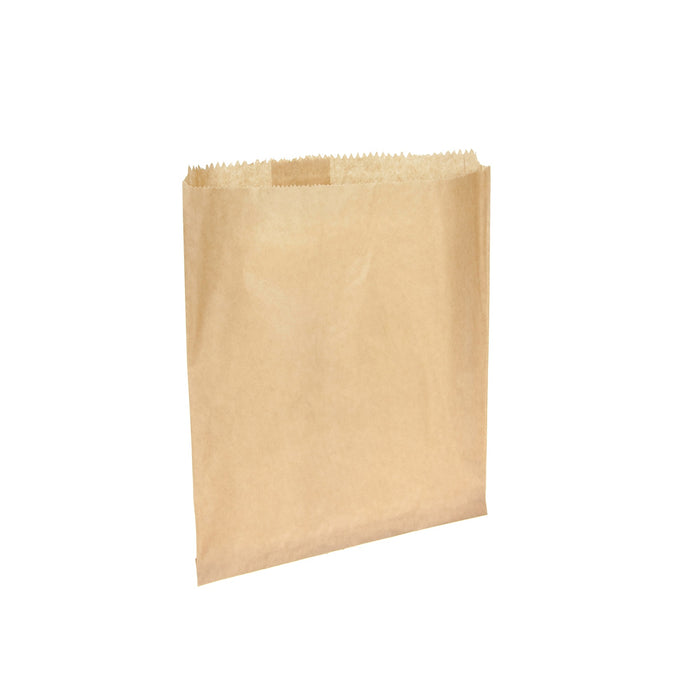 No.7 Flat Bags 255x300mm Brown 500/pkt