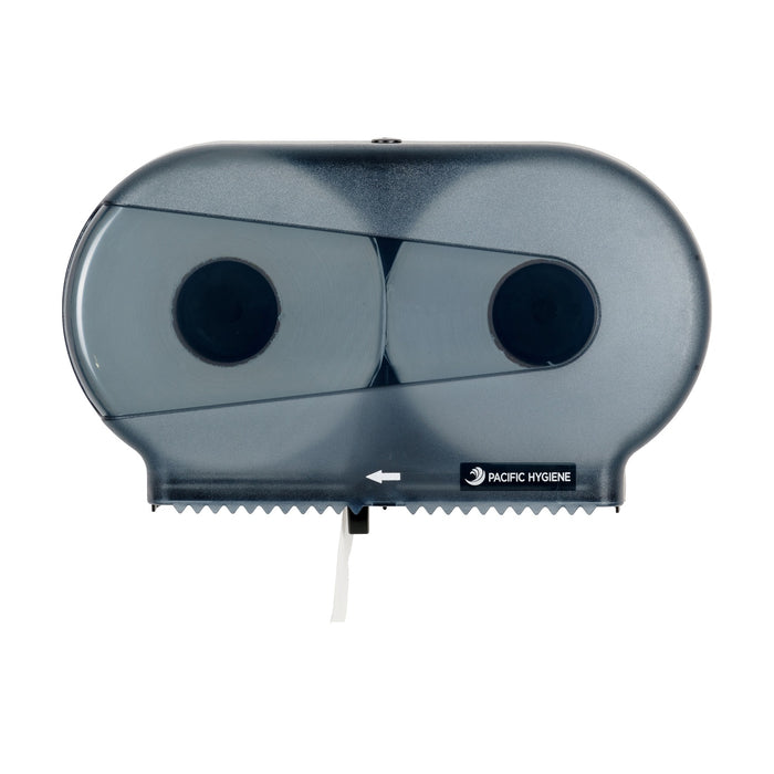 Pacific D33 Jumbo Toilet Roll Dispenser Double Black (Takes: 580DJ1, 580DJ2, 580GJ1, 580GJ2)