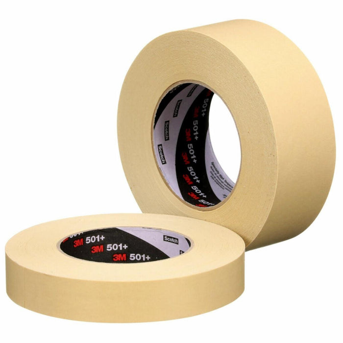 3M 501+ Specialty High Temp. Masking Tape 18x55m Natural 48/ctn