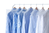 Drycleaning Bags Frock Size 560x100x1200mm 20mu 400/roll