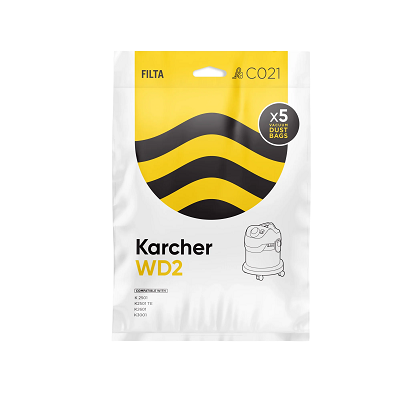 Filta Karcher WD2 SMS Multi Layered Vacuum Bags (C021) 5/pkt