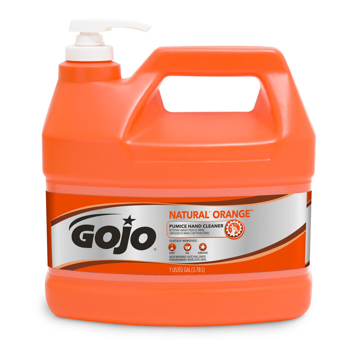 Gojo 0955 Natural Orange Pumice Hand Cleaner Pump 3.78L 4/ctn