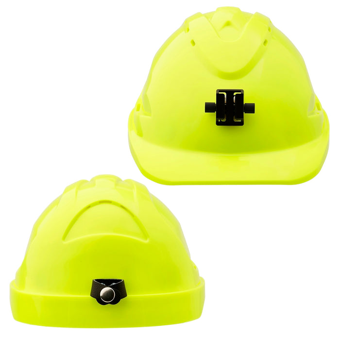 ProChoice V9 Vented Hard Hat with Ratchet Harness Fluoro Yellow