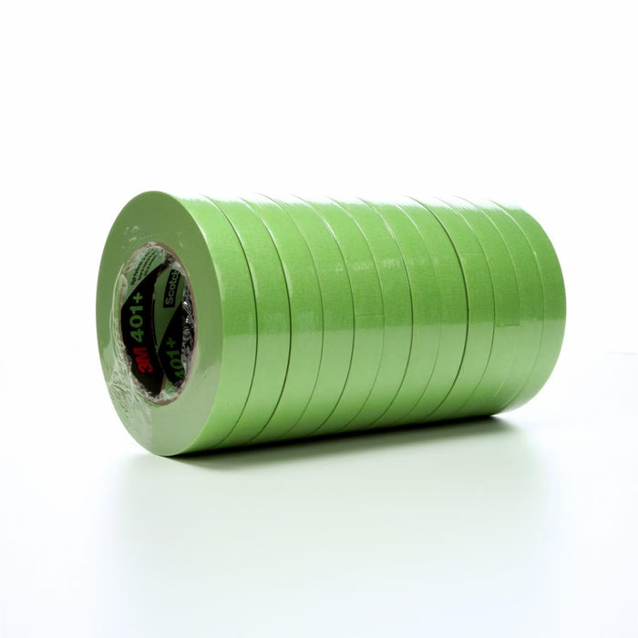 3M 401+/233+ High Performance Masking Tape 12x55m Green 48/ctn