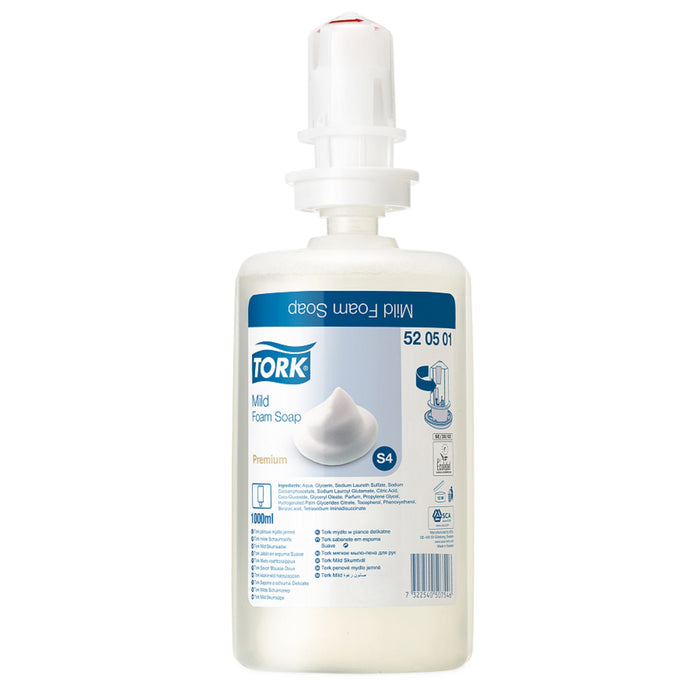 Tork 520501 Mildly Scented Foam Soap Refill S4 1000ml 6/ctn