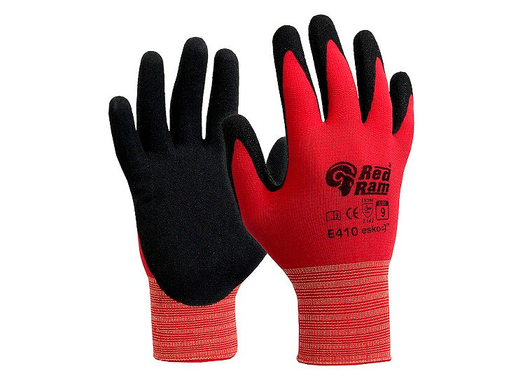 Esko E410-8 Red Ram Gloves Size Medium 12 pairs/pkt