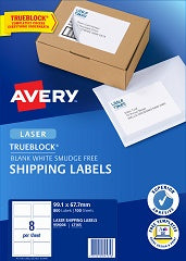 Avery L7165 Laser Parcel Labels 8/sht 100/pkt