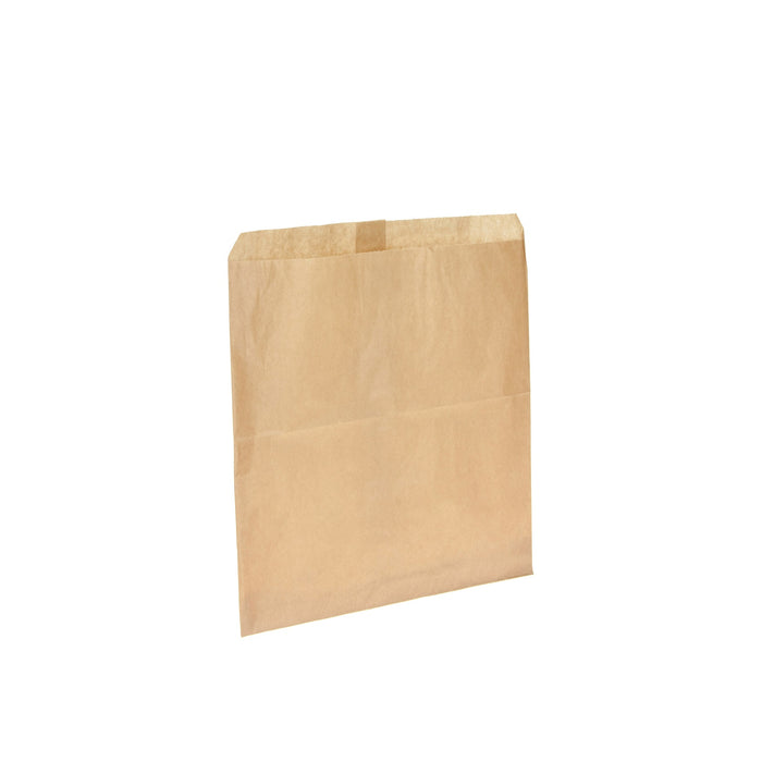 No.5 Flat Bags 235x260mm Brown 500/pkt