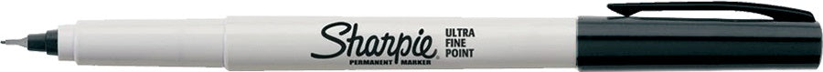 Sharpie Marker Extra Fine Tip Black 12/pkt