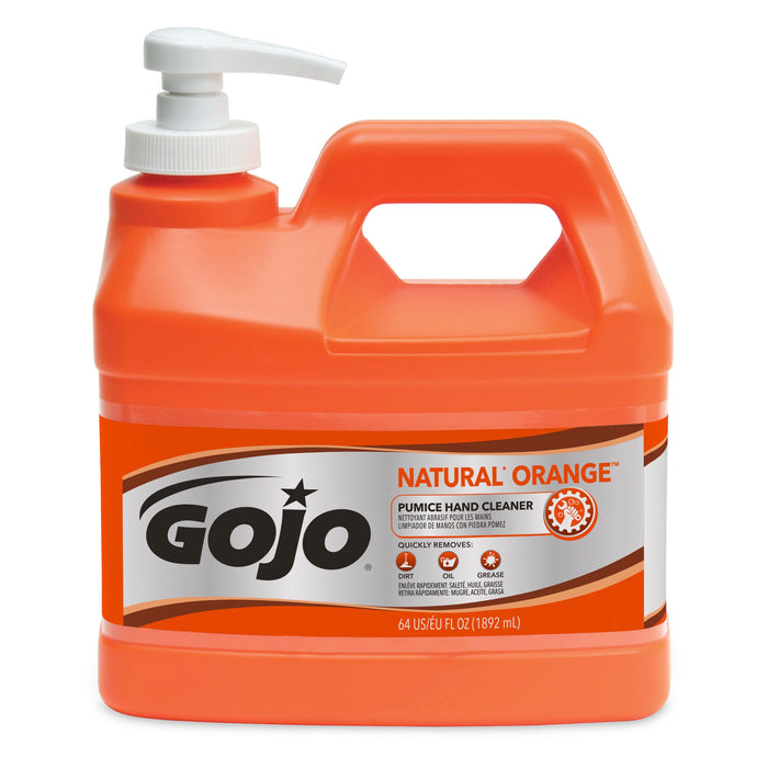 Gojo 0958 Natural Orange Pumice Hand Cleaner Pump 1.89L 4/ctn