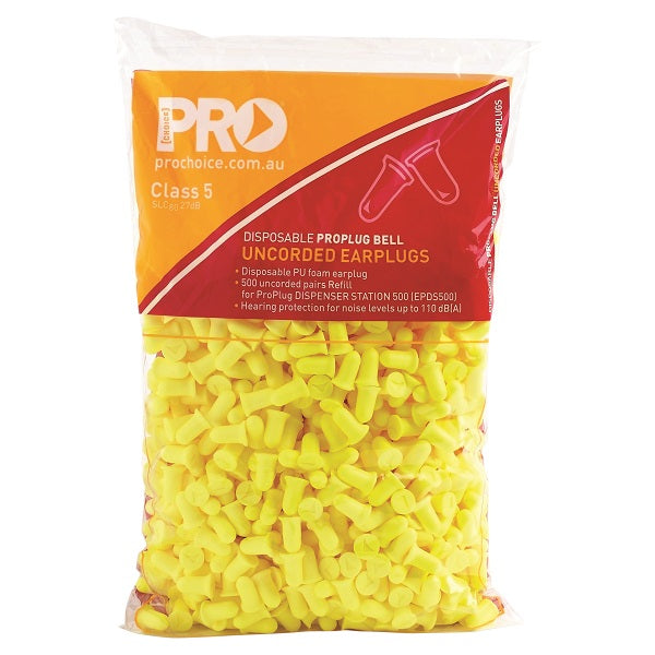 Pro-Bell PU Earplugs Dispenser Refill 500 pairs/bag (Dispenser: 489EPDS500A)
