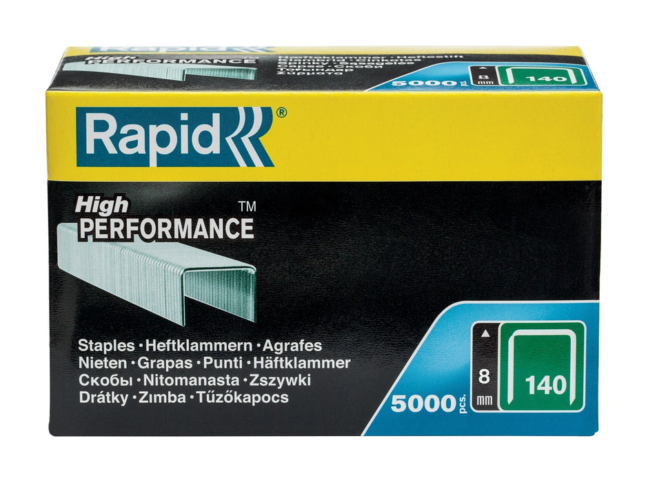 Rapid 140/8 Staples 8mm 5000/box