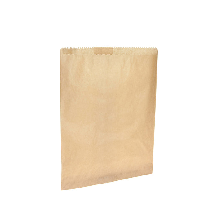 No.8 Flat Bags 255x360mm Brown 500/pkt