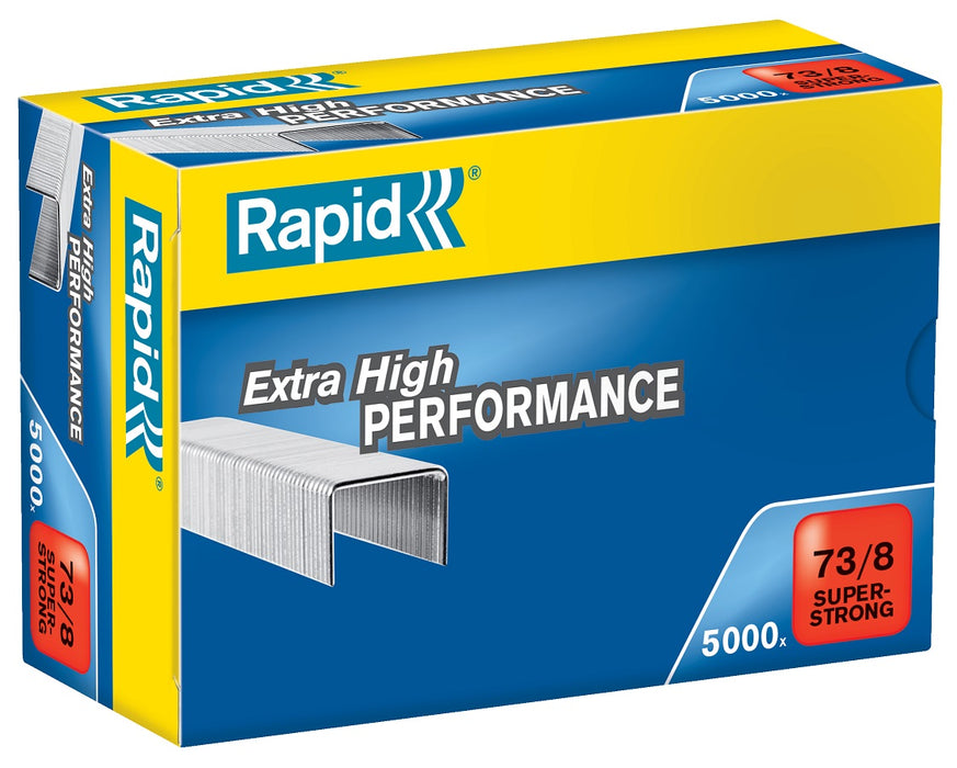 Rapid 73/8 Staples 8mm 5000/box