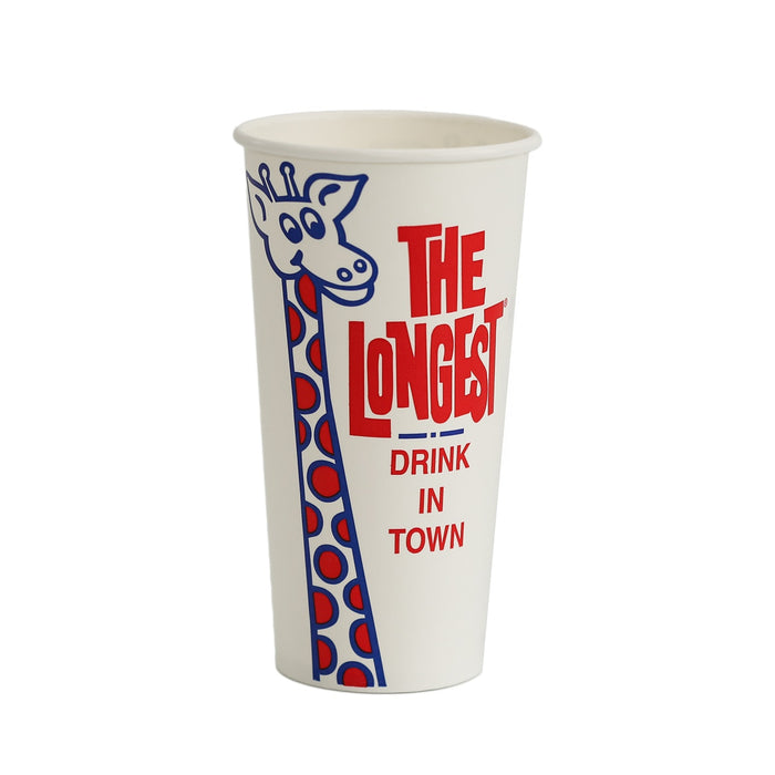 Huhtamaki 01600 Paper Milkshake Cup 800ml Longest 25/pkt 20 pkts/ctn (Lid: 51014056)