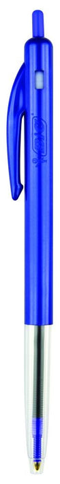 Bic Clic Ballpoint Pen Medium Blue 10/pkt