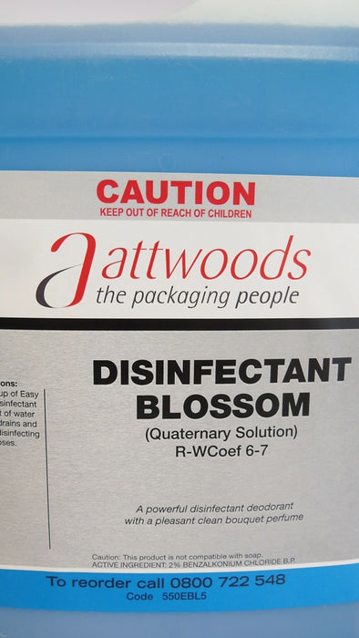 Attwoods Blossom Disinfectant 5 Litre 4/ctn