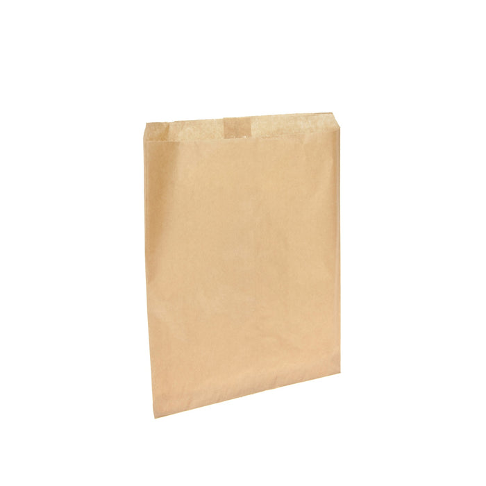 No.6 Flat Bags 235x290mm Brown 500/pkt