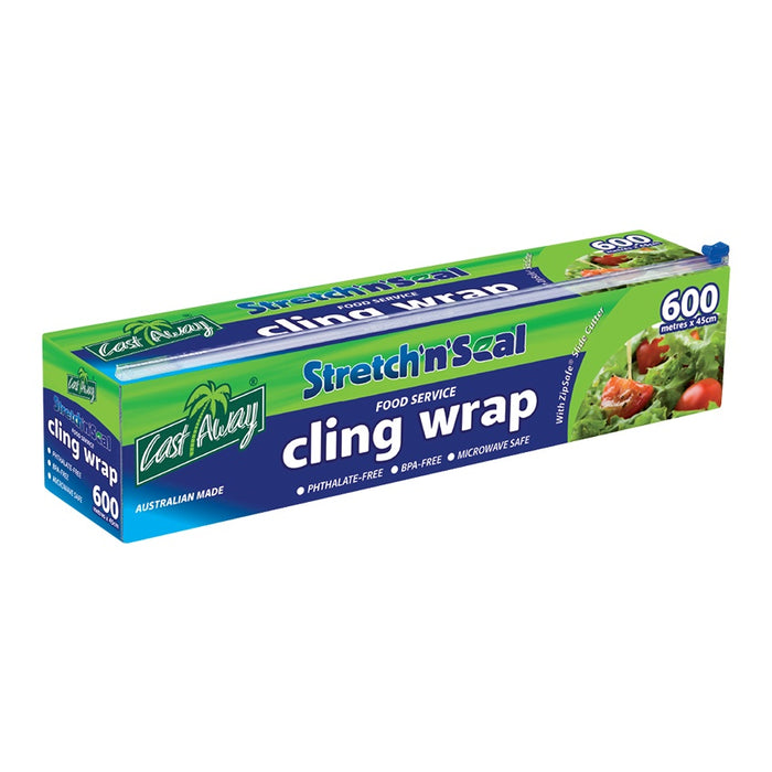 Castaway Cling Wrap Dispenser Pack 450x600m 6/ctn