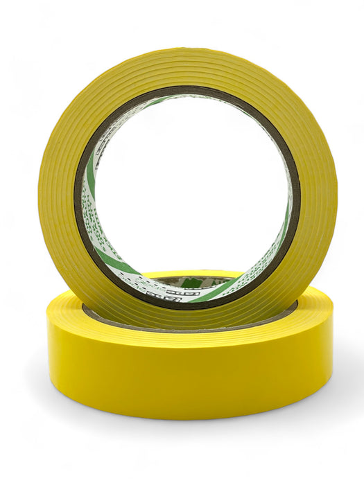 Tape Spec FPVC1 Vinyl Packaging Tape 24x66m Yellow 18/ctn